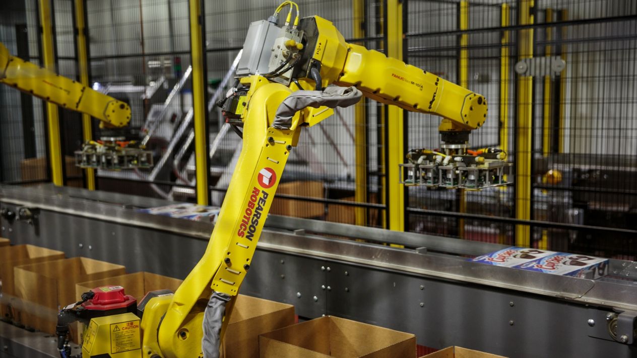 SISTEMA AUTOMÁTICO DE  PALETIZADO CON ROBOT COLABORATIVO (COBOT)