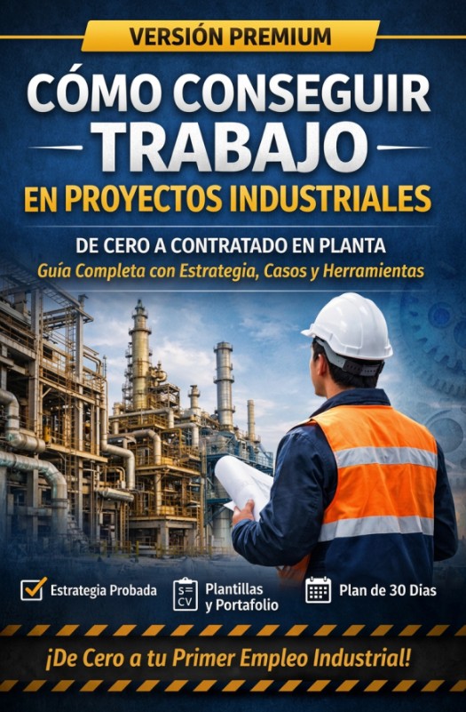 📘 Cómo Conseguir Trabajo en Proyectos Industriales | Guía Premium 2026