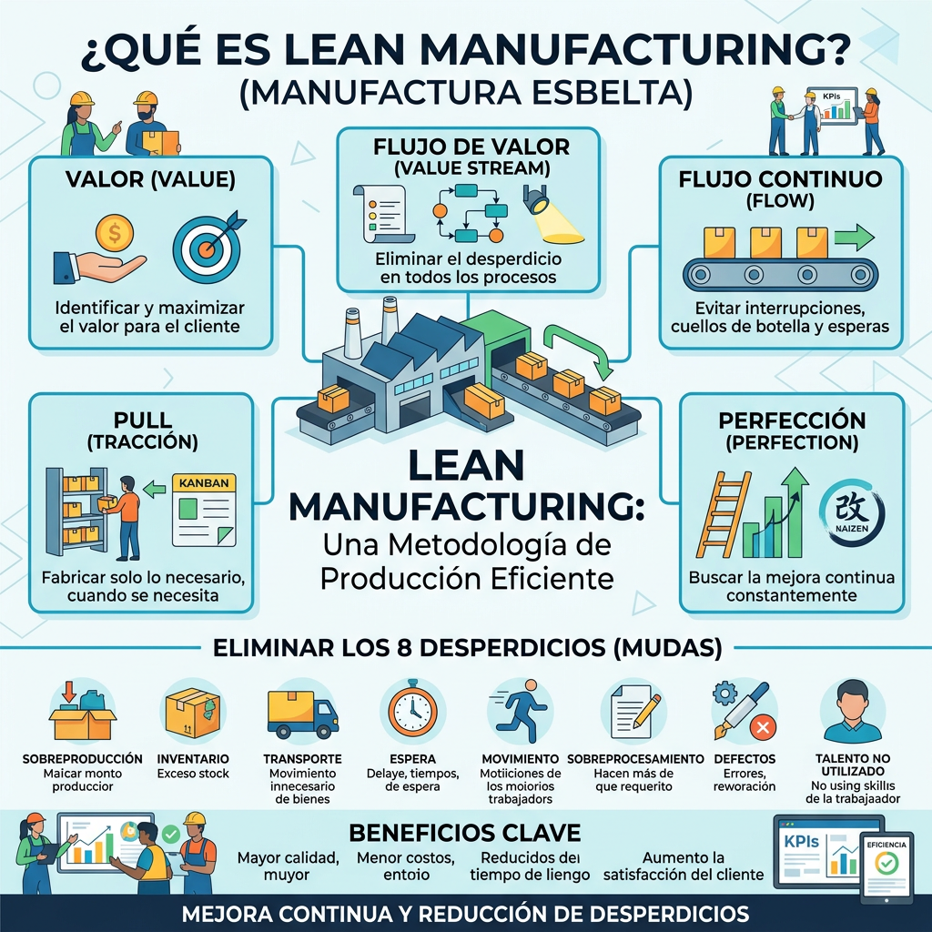 Lean Manufacturing: Qué es, Definición y Principios del Sistema de Producción Toyota