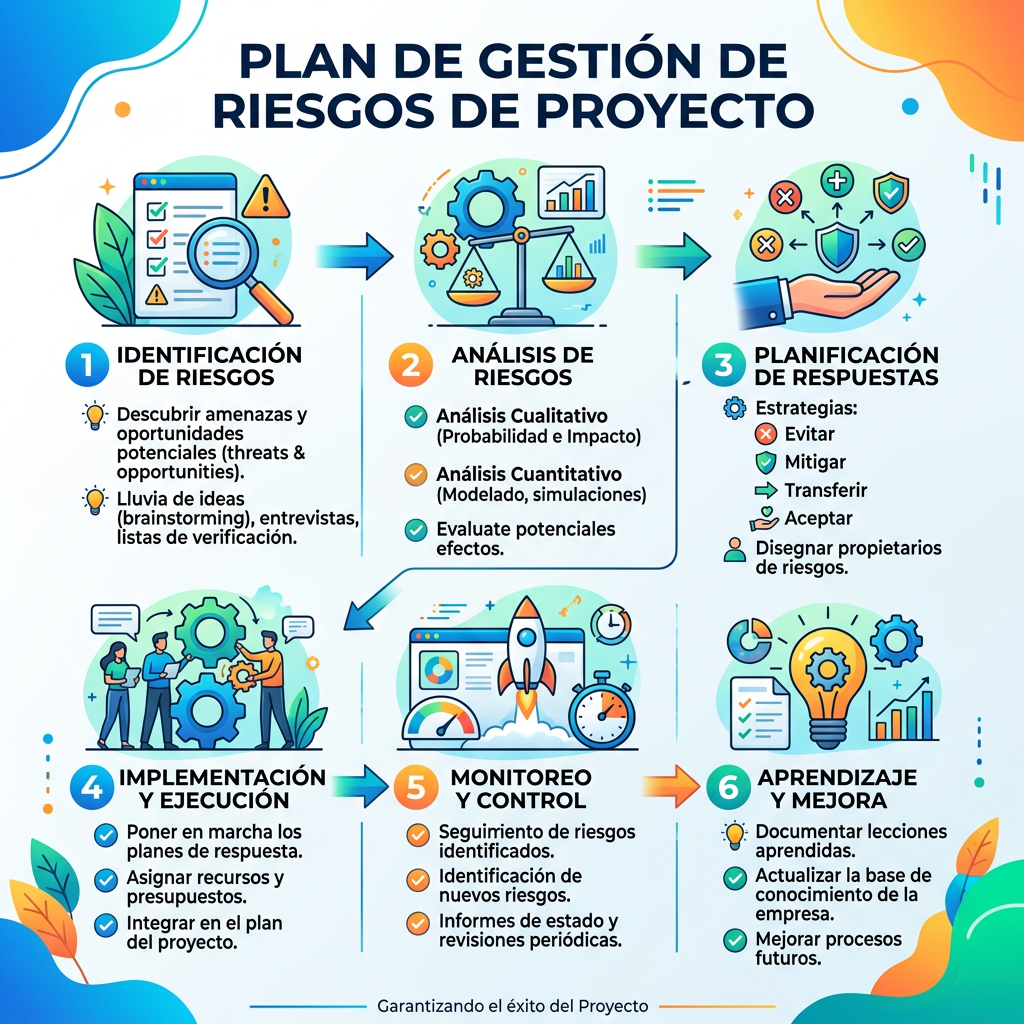 Plan de gestión de riesgos en proyectos: cómo identificar, evaluar y mitigar riesgos en 2026
