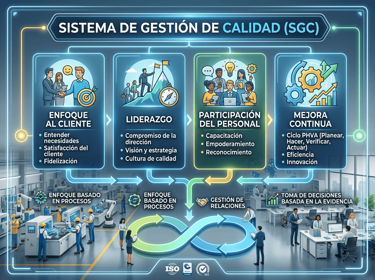 Sistema de Gestión de la Calidad (SGC): Qué es, ISO 9001:2015 y Cómo Implementarlo de Forma Eficaz en 2026